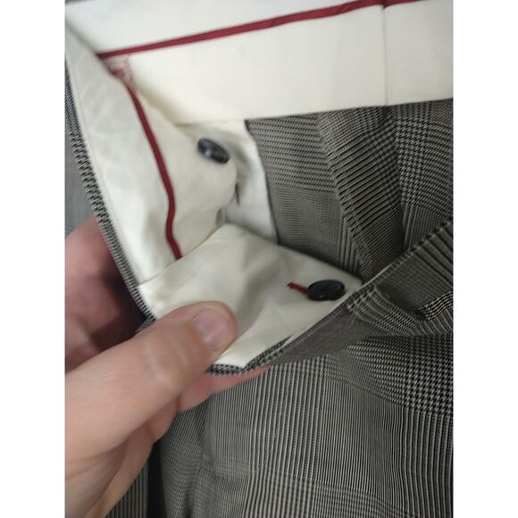 Brooks Brothers Red Fleece Men's 34X30 Pants Wool Plaid Professional Career... - Picture 7 of 12